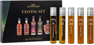 Produktbild von Ron Centenario Tasting Set + Box 5 x 50ml 40% Vol.
