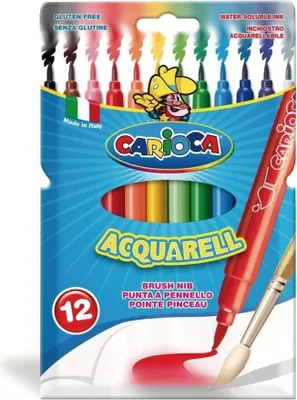 Immagine prodotto di Carioca Acquarell marcatore Fine Multicolore 12 pz
