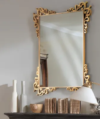 Zdjęcie produktu dla Lustro ścienne złote barokowe lustro antyczne lustro włoskie meble salon nowe