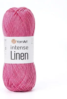 Produktbild von YarnArt Intense Linen 4107 Süßrosa Sommergarn 55% Viskose/45% Leinen 175m
