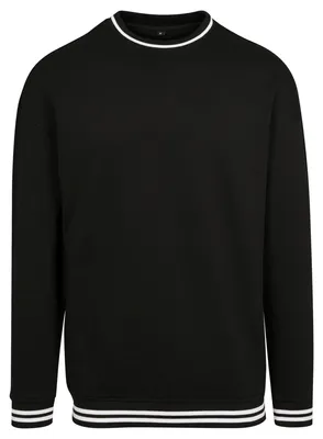 Immagine prodotto di Build Your Brand - Felpa "College" per uomo/donna Unisex LT2135 (S) (Nero/Bianco)