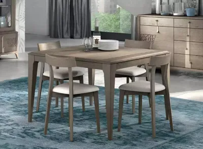 Produktbild von Tisch Design 4x Stühle Esszimmer Essgruppe Set Gruppe Essgarnitur 5tlg