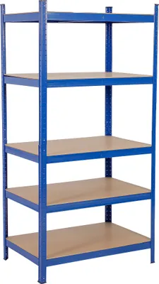 Produktbild von Schwerlastregal, blau, ca. 180x90x60 cm