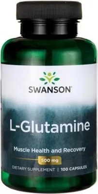 Productafbeelding van Swanson Dietary supplements Lglutamine 500 MG, 7658