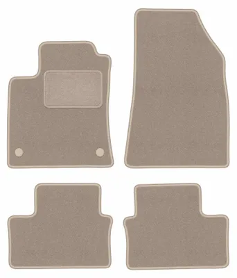 Immagine prodotto di Tappetini in moquette per Renault Clio V 2019- (hatchback) – set 4 pezzi, beige, su misura – Wielganizator LUX