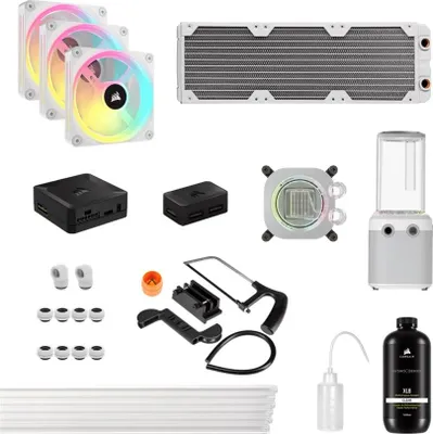 Image de CORSAIR Hydro X iCUE Link XH405i RGB Elite - blanc