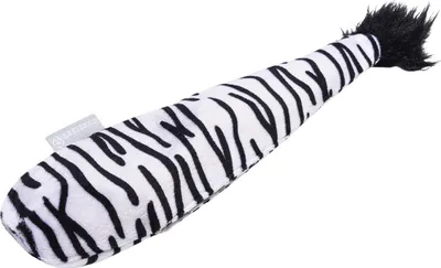 Produktbild von Beeztees Katzenspielzeug Dschungel Zebraschwanz schwarz/weiß