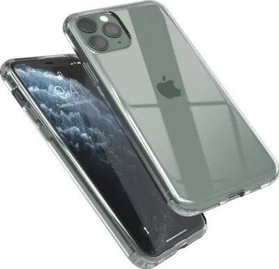 Zdjęcie produktu dla EAZY CASE, silikonowe etui ochronne, przezroczyste, kompatybilne z Apple iPhone 11 Pro. Cienka, dopasowana obudowa, etui na telefon, tylna obudowa, przezroczysta