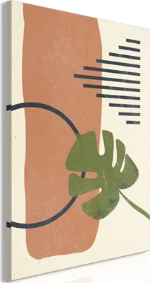 Produktbild von Vlies Leinwandbild - Geometry of Nature (1 Part) Vertical 40x60 cm Abstrakt b-A-0732-b-a