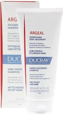 Obrázok produktu pre Ducray Argeal Sebum-Absorbing Shampoo posilujci ampn pre rchlo mastiace sa vlasy 200 ml