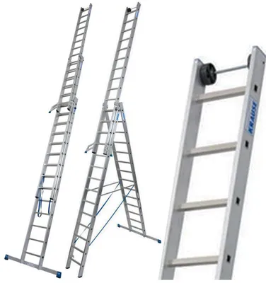 Zdjęcie produktu dla KRAUSE STABILO drabina wielofunkcyjna 3x14 szczebli 133724 wys. robocza 10,90 m