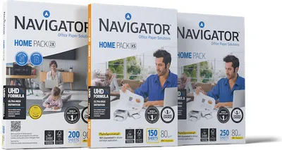 Produktbild von Navigator Home Pack Druckerpapier A4 (210x297 mm) 250 Blätter Weiß