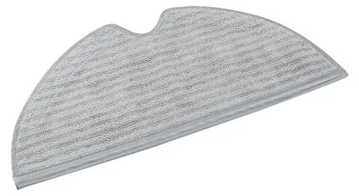 A single gray mop pad for a robot vacuum cleaner is shown against a white background.