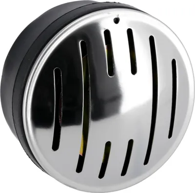 Produktbild von Hupe 6V+12V Gleichstrom mit Edelstahlblende - Simson KR51/1 Schwalbe, KR51/2 Schwalbe, SR4-1 Spatz, SR4-2 Star, SR4-3 Sperber, SR4-4 Habicht