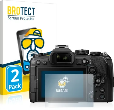 Produktbild von 2x BROTECT Schutzfolie für Olympus OM-D E-M1 Mark III Displayschutz Displayschutzfolie Folie Matt Entspiegelungsfolie