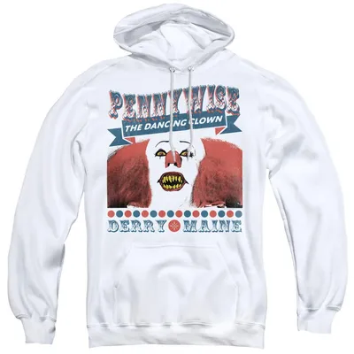 Produktbild von It (1990) - "The Dancing Clown" Kapuzenpullover für Herren/Damen Uni TV40527 (S) (Weiß)