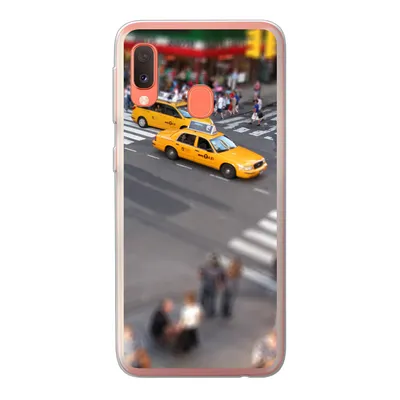 Produktbild von MuchoWow® Handyhülle Schutzhülle Hülle für Samsung Galaxy A20e New York - Amerika - Taxi Silikon Softcase Handy Hülle - Abdeckung