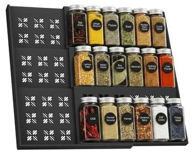 Produktbild von Gewürzschublade für Gewürzgläser, Küchenschublade, Gewürzregalschublade