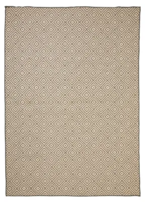 Produktbild von Wasserabweisender und rutschfester Outdoorteppich mit geometrischem Muster