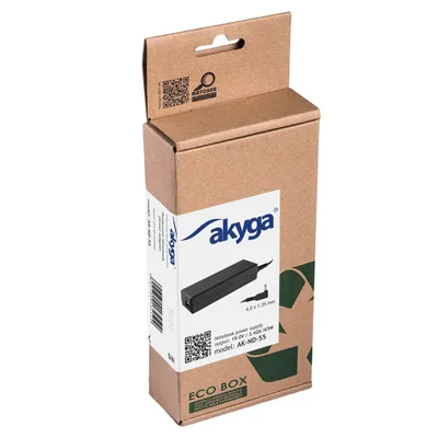 Produktbild von Akyga AK-ND-55, Laptop, Drinnen, 100 - 250 V, 55 +/- 5 Hz, 65 W, 19 V