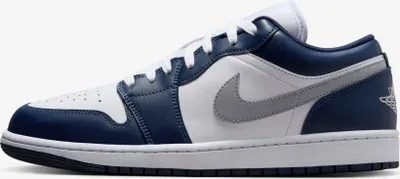 Obrázok produktu pre Nike Air Jordan 1 Low "Wolf Grey Midnight Navy" Blue, veľkosť: 42,5