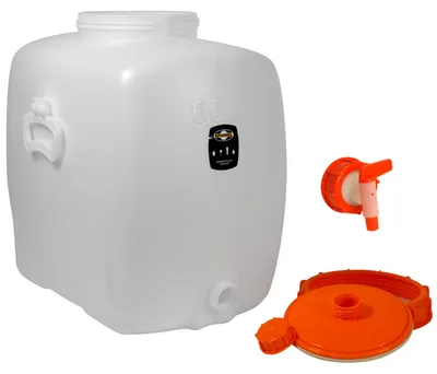 Produktbild von Speidel Getränkefass Kunststofffass Oval 60 Liter mit Auslaufhahn NW 15