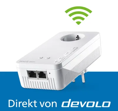 Image de devolo Magic 2 WiFi next Amplificateur Powerline Mesh WLAN 1x adaptateur d'extension