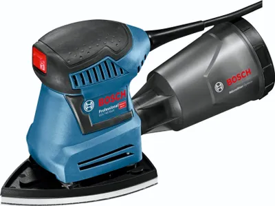 Image de BOSCH PROFESSIONAL multi-ponceuse GSS160 - 180 watts - Avec 3 feuilles abrasives et L-BOXX