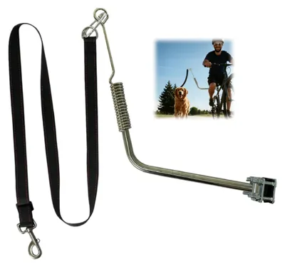 Fahrradleine mit Dämpfung, verstellbar 40-115 cm, für Hunde