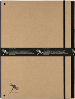 Immagine prodotto di Pagna® 44007-11 Cartella da tavolo Pur - A4, 7 scomparti, naturale