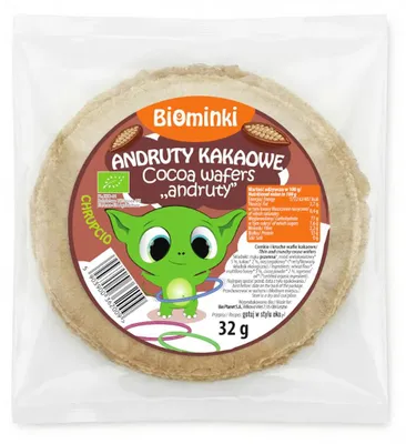 ANDRUTY KAKAOWE BIO 32 g (8 szt.) - BIOMINKI
