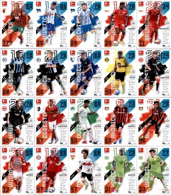 Produktbild von Topps Match Attax 2021/22 - Alle 20 Neue Transfer Karten - Nummer 446 bis 465