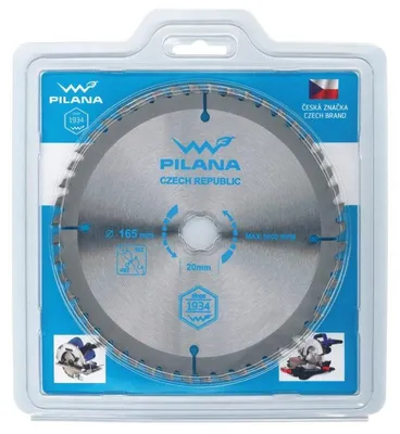 Productafbeelding van Zaagblad Pilana voor hout TCT 185 x 2 x 20 mm - 24 tanden