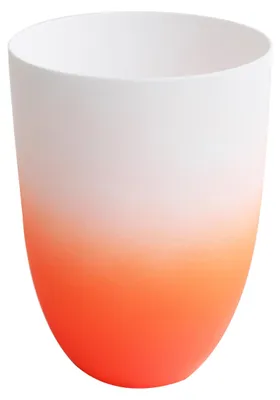 Productafbeelding van ASA Selection witte glazen vaas/windlicht, oranje, diameter 8,5 cm