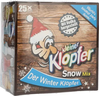 Produktbild von Kleiner Klopfer Snow Mix 17,4% Vol. 25x0,02l