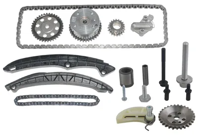 Immagine prodotto di Kit catena di trasmissione, acciaio, montaggio standard per motori 1.4 TFSI, compatibile con auto compatte di alta gamma, berline di classe media di qualità, e berline affidabili