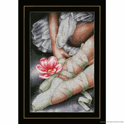 Produktbild von Lanarte Kreuzstichset "Ballerina", Zählmuster