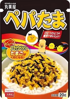 Produktbild von Marumiya | Furikake Pepatama - 20g - Japanische Gewürzmischung - Aromatischer Geschmack - Für Reisgerichte