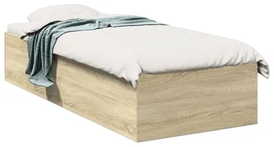 Image de Sommier vidaXL en chêne Sonoma, 80 x 200 cm, bois d'ingénierie