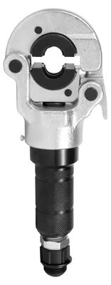 Imagen del producto de Alicate hidráulico de crimpado, 6 toneladas - Forma en V, para cables de 12-28 mm; forma TH, para cables de 16-32 mm - Cabeza giratoria