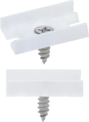 Produktbild von Befestigungsklammern für LED-Streifen von 10mm (20 Stück) Weiß