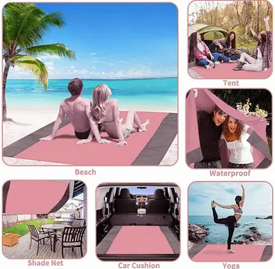 Produktbild von Lin Kang Strandmatte Pink Pink