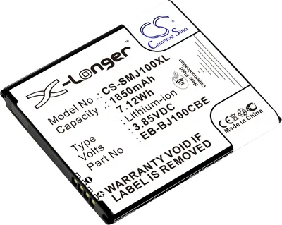 Produktbild von TECHTEK Akku Kompatibel mit [Samsung] Galaxy J1, Galaxy J1 4G, Galaxy J1 Duos, SM-J100D, SM-J100DS, SM-J100F, SM-J100FN, SM-J100H, SM-J100H/DD, SM-J1