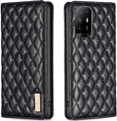 Produktbild von OPPO A94 5G Hülle, Elegant Bookstyle Flip Leder Kartenfächer Schutzhülle mit Ständer für OPPO A94 5G F19 Pro Plus Ren5 Z 5G Schwarz