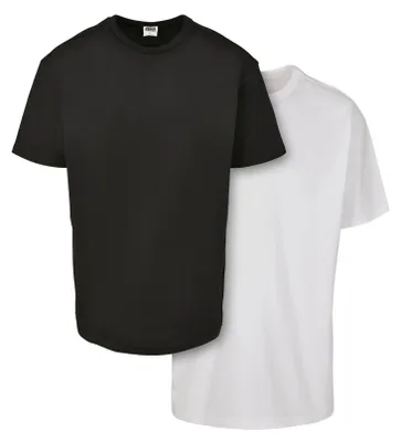 Immagine prodotto di Urban Classics - Maglietta "Basic" da uomo (confezione da 2) TN1239 (taglia L) (nera/bianca)