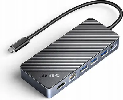 Produktbild von Orico Om28Pr-G2 Usb-C-Dockingstation Mit M.2-Laufwerksschacht + 1 X Usb-A 3.2 + 1 X Usb-C 3.2 + 2 X Usb-A 2.0 + 1 X Hdmi + 1 X Ethernet - Schwarz