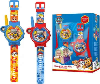 Immagine prodotto di Orologio Walkie Talkie PAW PATROL - Un compagno essenziale per le avventure del tuo bambino! Perfetto per i giochi di tutti i giorni con i personaggi Psi Patrol preferiti!
