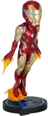 Produktbild von NECA Avengers: Endgame Iron Man Head Knocker Wackelkopf-Figur 20 cm NECA61790