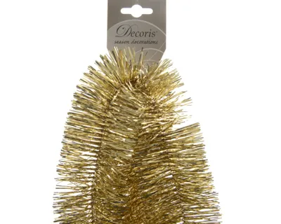 Immagine prodotto di Decorazione natalizia - ghirlanda color oro 2,7 metri - plastica