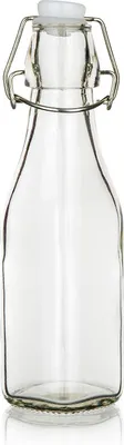 Produktbild von flasche mit Hebelverschluss 240ml, 5x5cm, Glas YARA